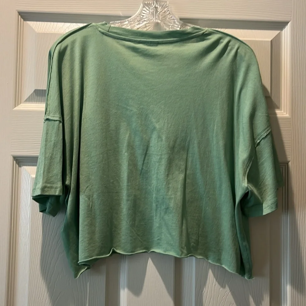 Monki Green Crop Top - Picture 4 of 4